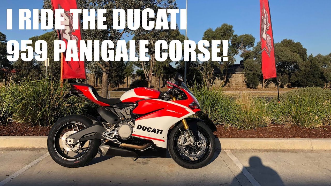 I ride the new 2018 Ducati Panigale 959 Corse!