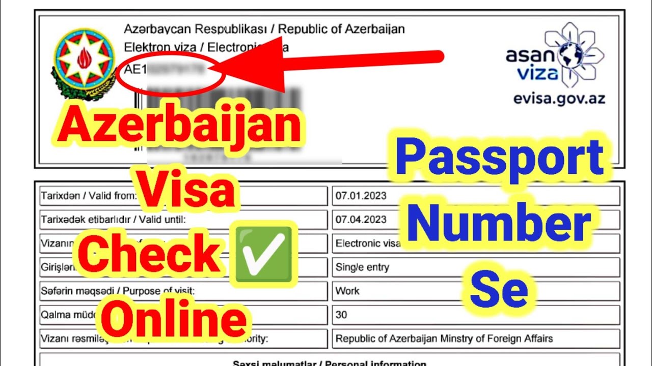 Azerbaijan Visa Kaise Check Karen Online । How To Check Azerbaijan Visa Status online । Ajarbijan।