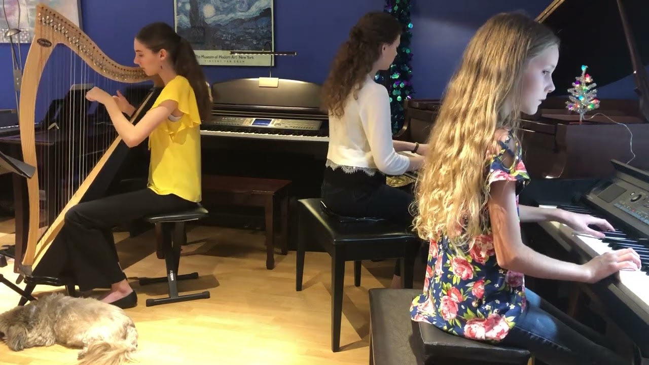 In the Bleak Midwinter arr. for harp and pianos