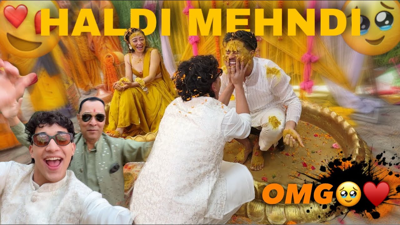 Bhaiya Ki Haldi Or Mehndi Main Kiya Bhot Mazzeee 🕺🏻🥳♥️
