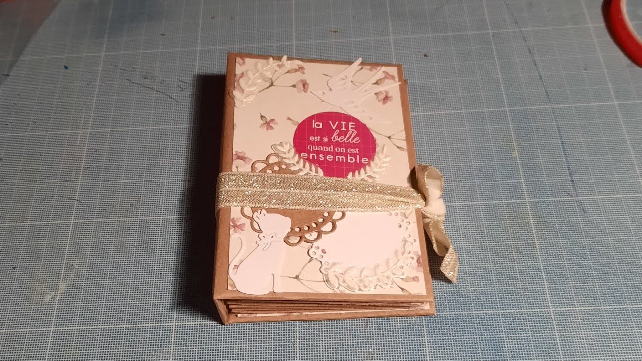 Tuto Mini Album accordéon facile débutante