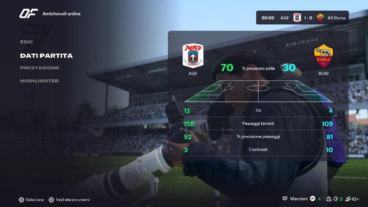 AC Ajaccio vs Roma 1-0 serie A