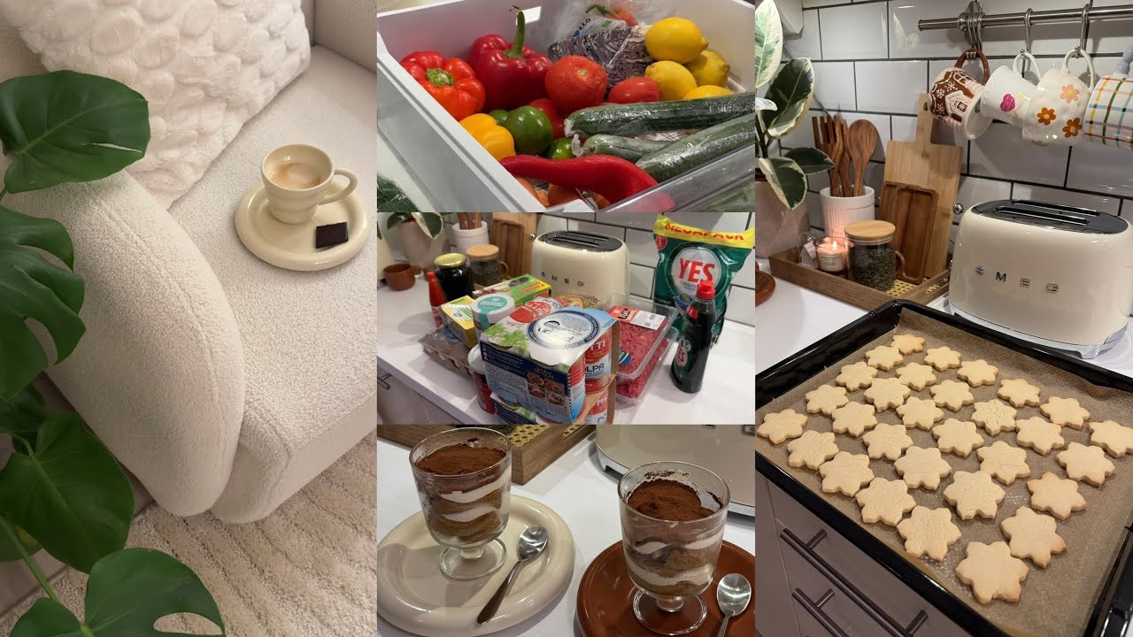 Slow living in Sweden/ Cozy December vibes/ Grocery shopping/ Slow time in my Kitchen/ Silent vlog 🫧