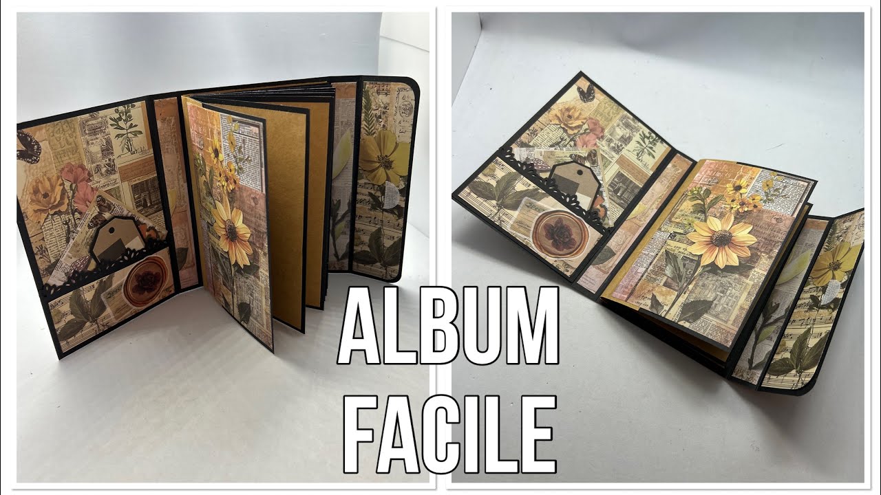TUTO mini album débutant facile