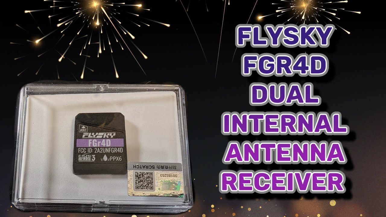 Первый взгляд на усовершенствованный двухдиапазонный приемник Flysky FGR4D с внутренней антенной.