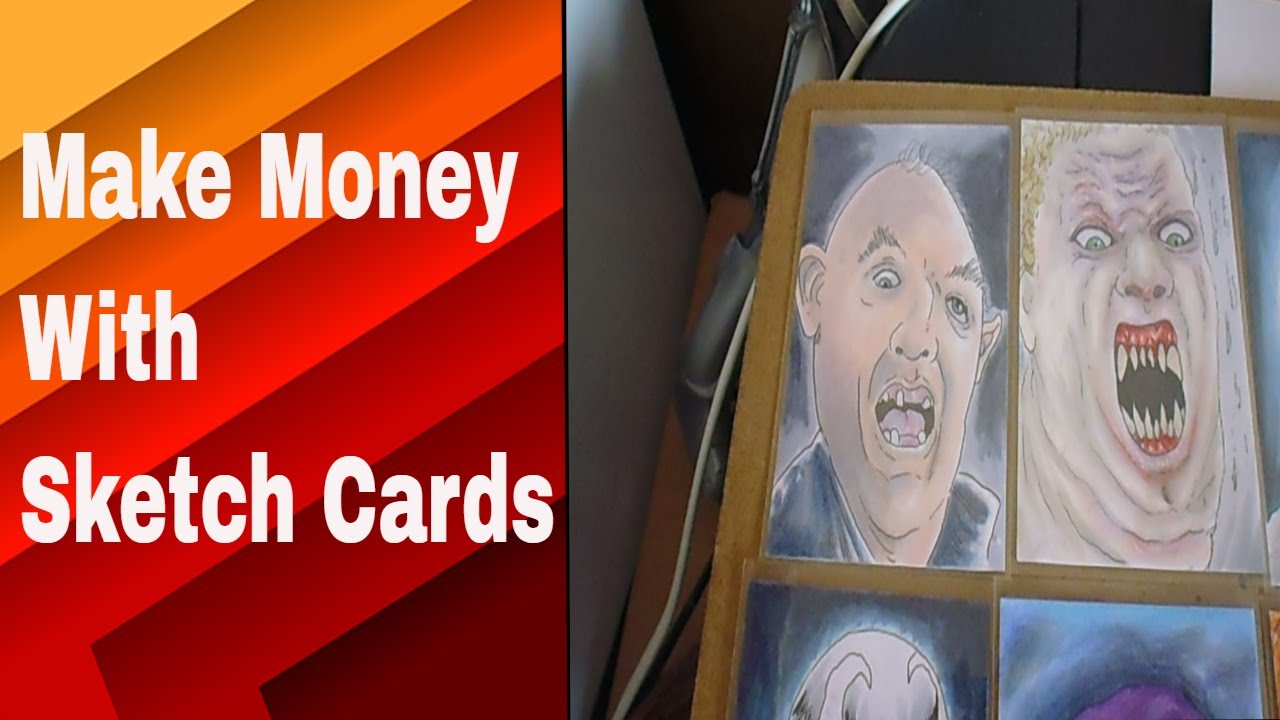 How To Make Money Drawing Sketch Cards - Create A Second Income Today