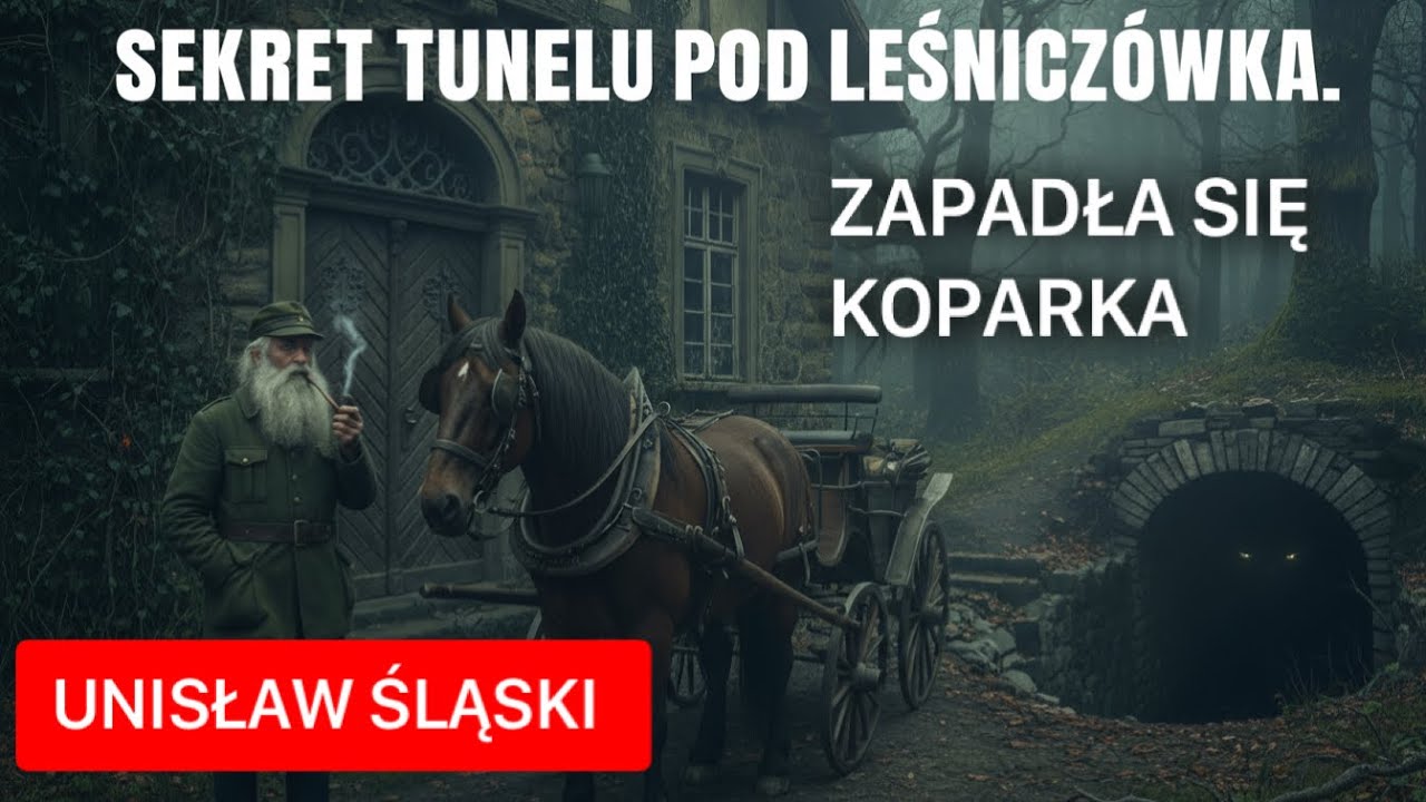 SEKRETNY TUNEL Z LEŚNICZÓWKI DO LASU/ UNISŁAW ŚLĄSKI 