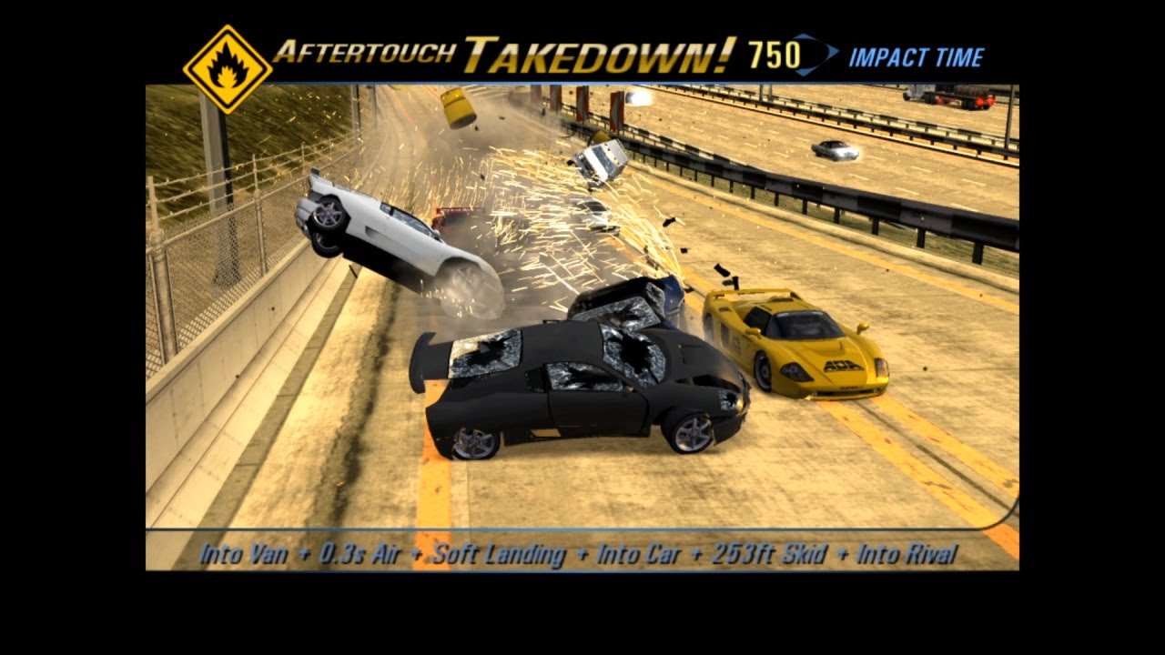 Burnout 3 June Prototype (PS2) - Crash Compilation