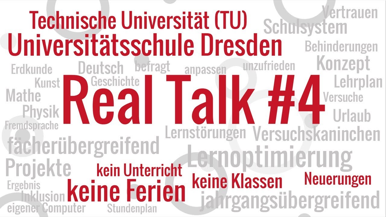 Keine Ferien, kein Unterricht - Universitätsschule Dresden | Real Talk #4