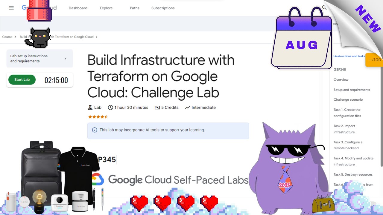 Build Infrastructure with Terraform on Google Cloud: Challenge Lab| #2025 | #GSP345 |#qwiklabs |Solu