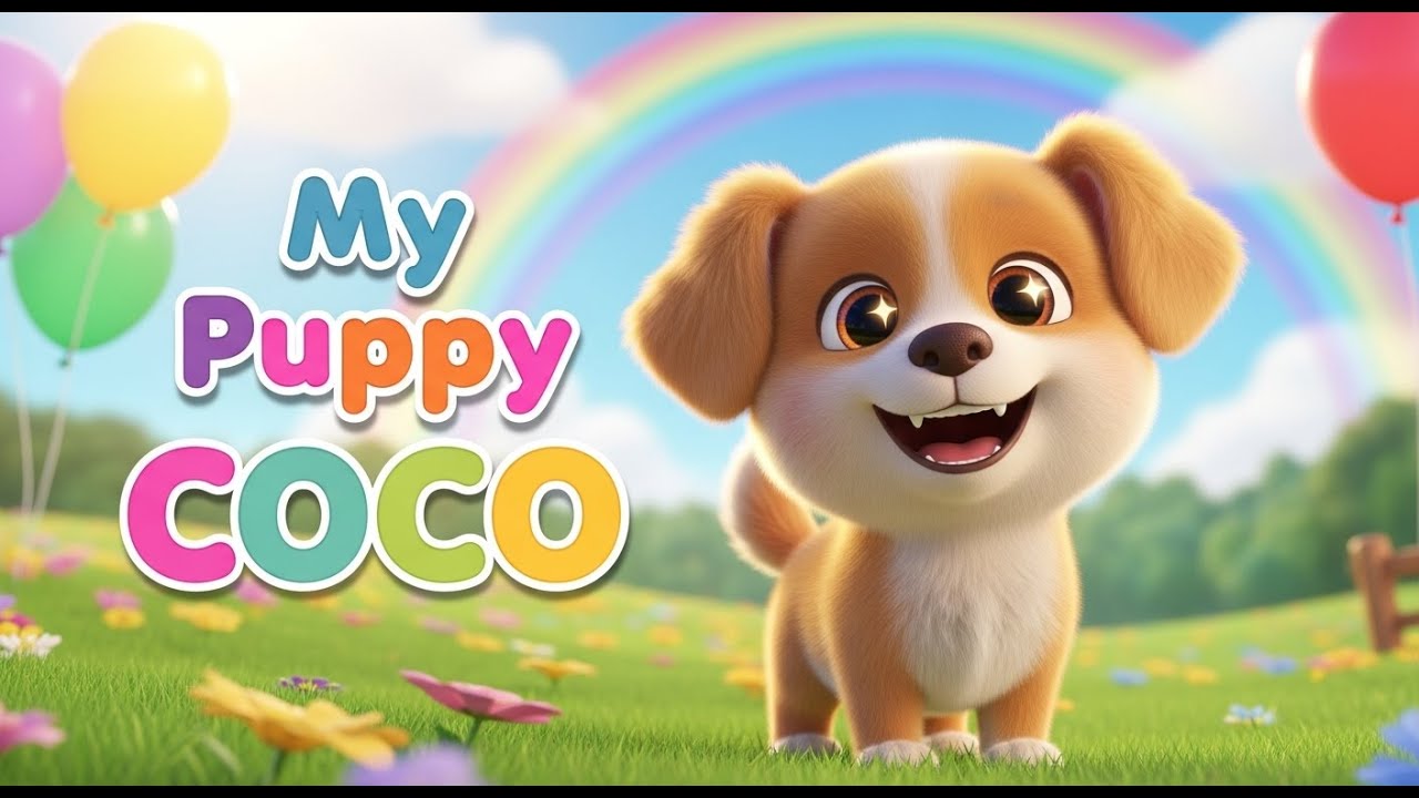 My Puppy Coco | Fun Kids Nursery Rhyme | 3D Pixar Animation Song