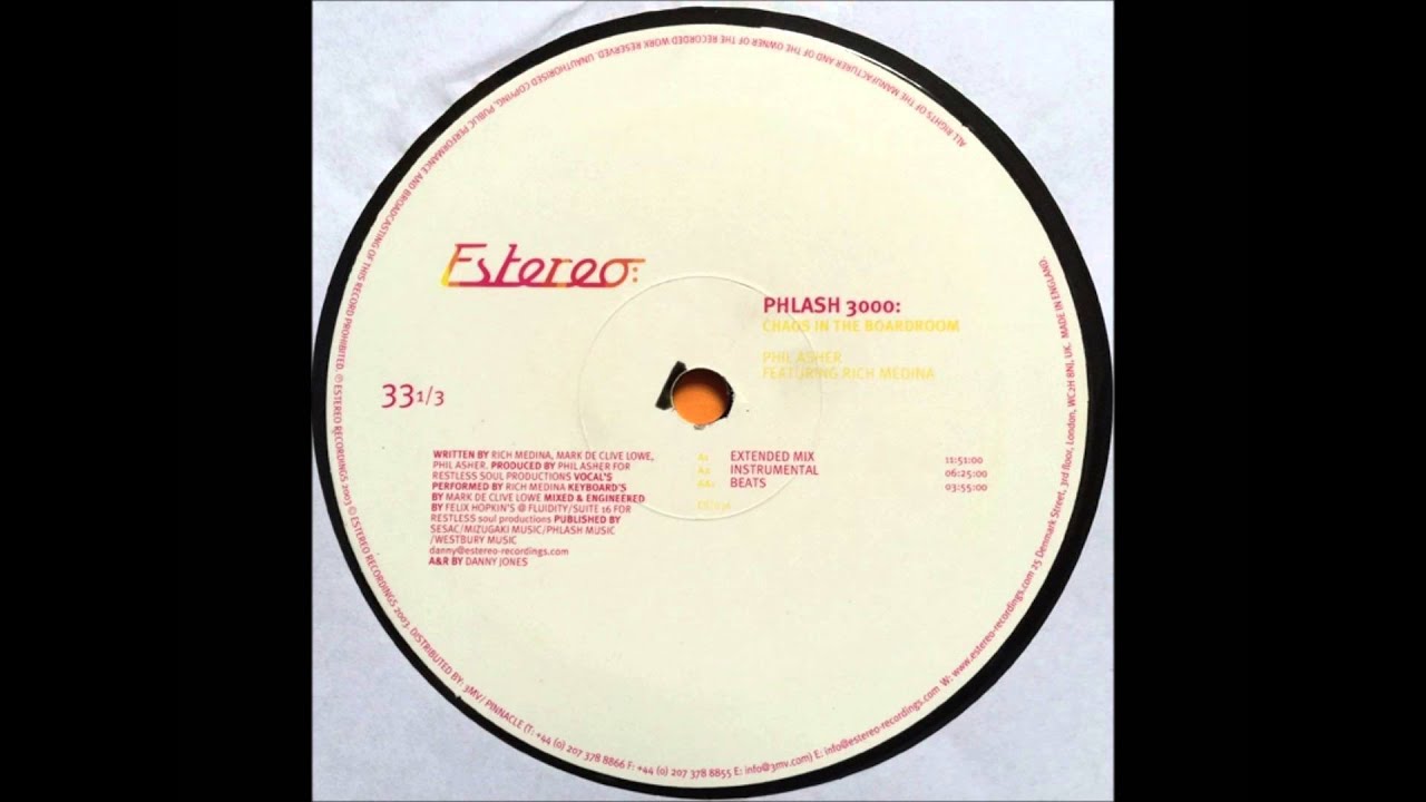Phlash 3000 / Phil Asher - Chaos In The Boardroom (Instrumental)