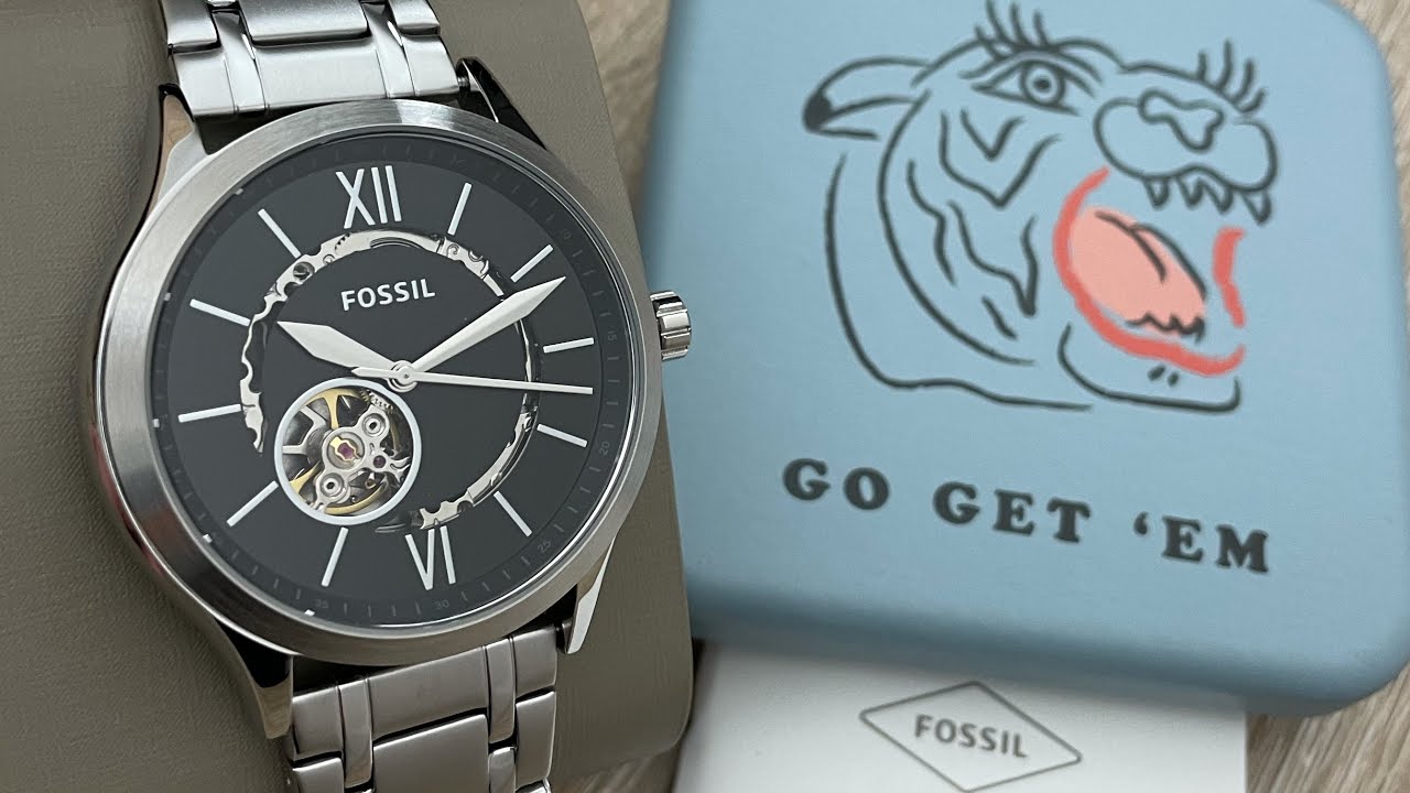 Fossil Fenmore Automatic Stainless Steel Men&rsquo;s Watch BQ2648 (Unboxing) @UnboxWatches