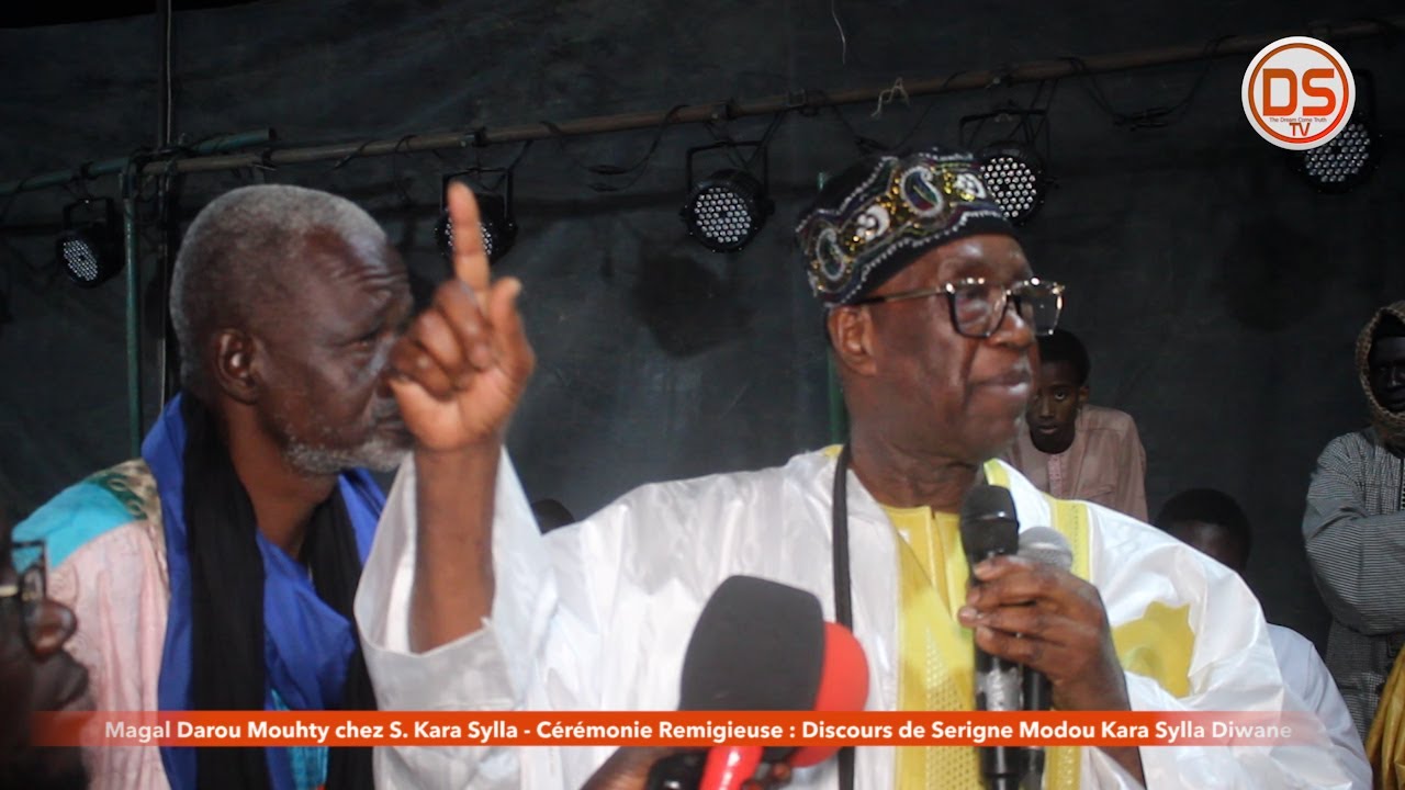 Magal Darou Mouhty chez S.  Kara Sylla : Cérémonie Remigieuse  Discours de Serigne Modou Kara Sylla