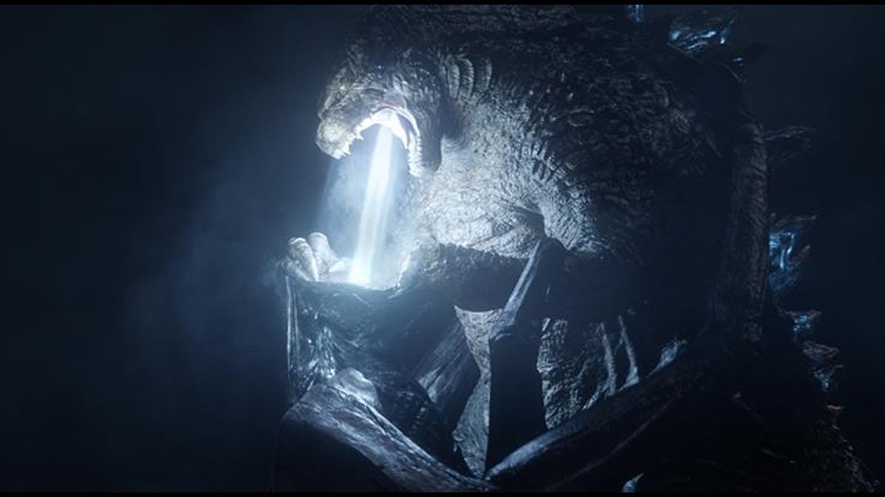Godzilla Kills Male & Female MUTOs Scene &brvbar; Godzilla 2014 Movie Clip 4K +Subtitles