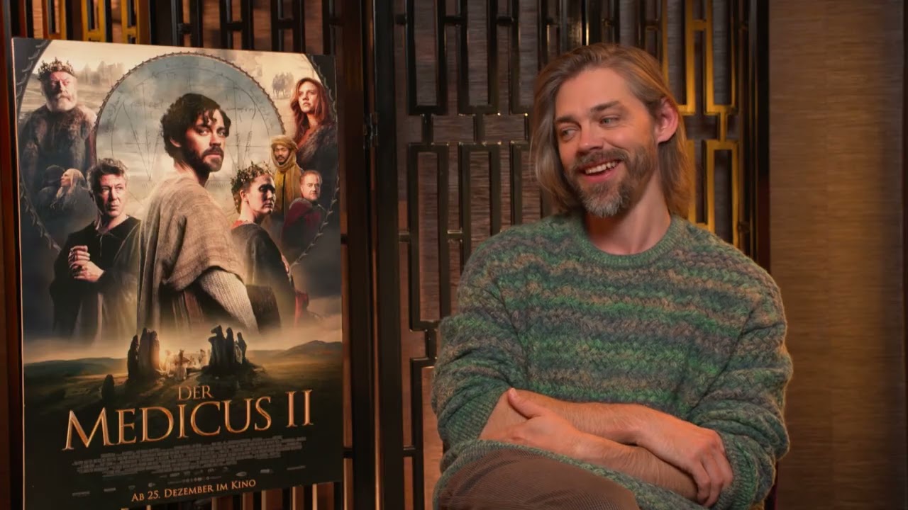DER MEDICUS 2 / THE PHYSICIAN 2 Tom Payne Interview - Rob Cole - THE WALKING DEAD Paul Jesus Rovia