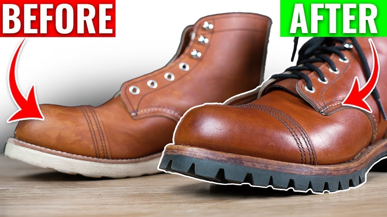 [ASMR] Модернизация подошвы Red Wing Iron Ranger