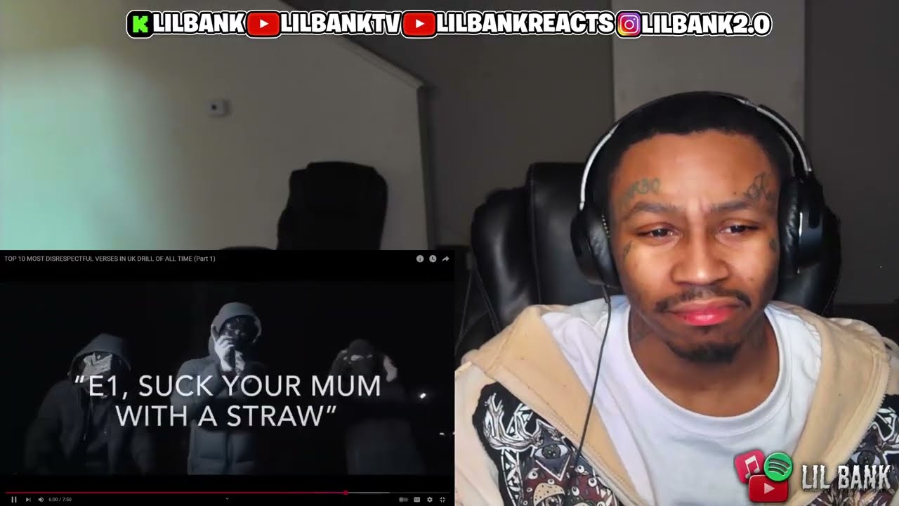 TOP 10 MOST DISRESPECTFUL VERSES IN UK DRILL OF ALL TIME (Part 1) (REACTION)