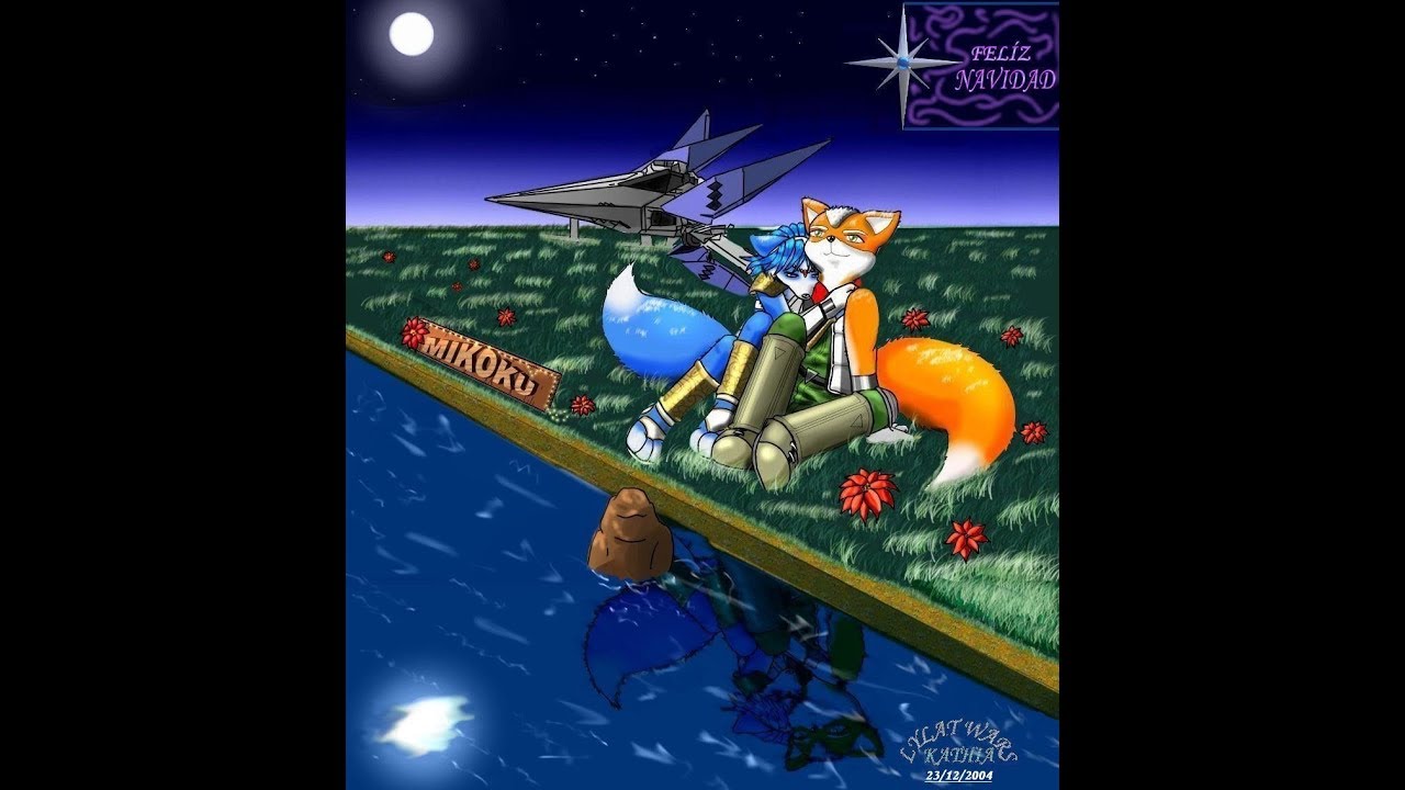 Star Fox Fox and Krystal Kiss Last Travel