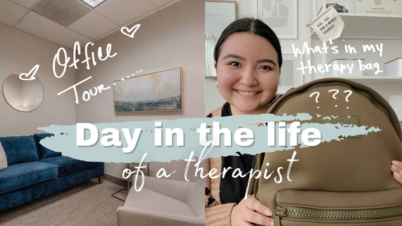 Day In The Life of A Therapist : Office Tour, What's in My Therapy Bag, New Clients