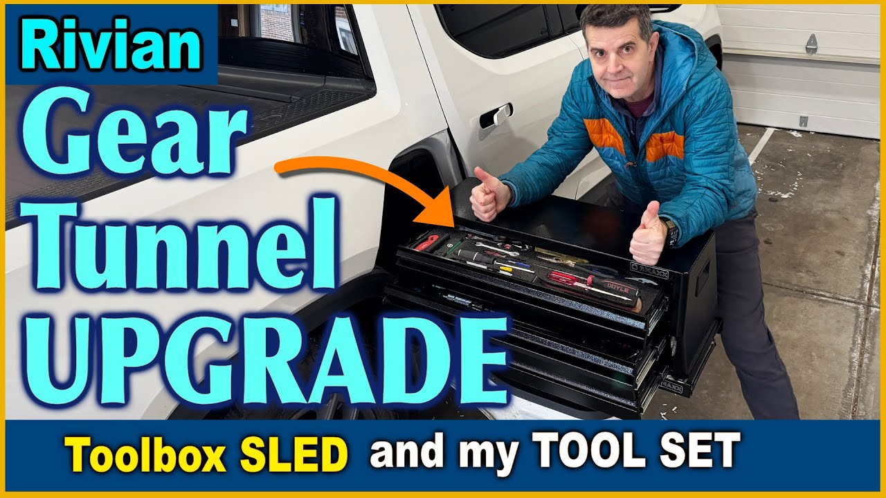 Rivian Gear Tunnel Upgrade - Toolbox and tools!