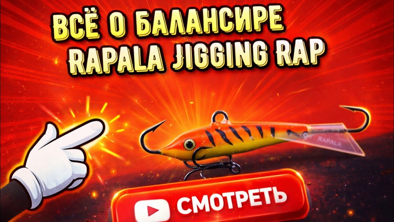Балансир Rapala Jigging Rap. Обзор приманки