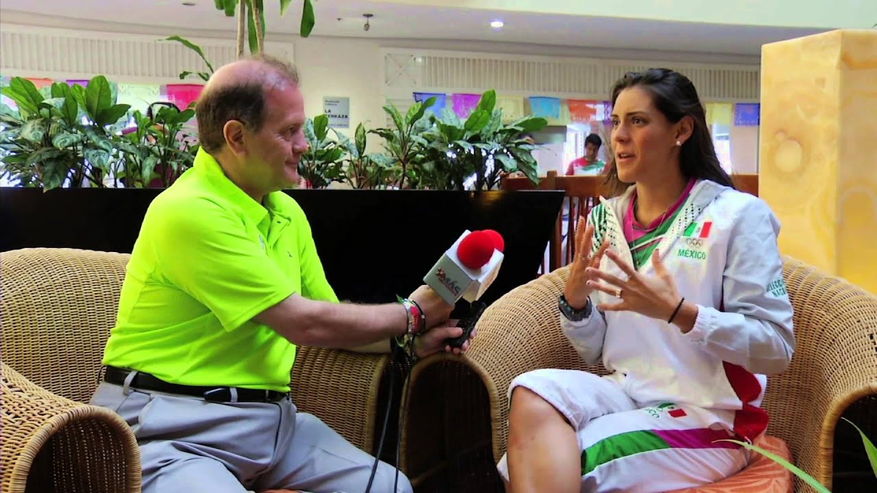 Fernando Schwartz entrevista a Fernanda Gonz&aacute;lez JCC Veracruz2014 - TVM&Aacute;S