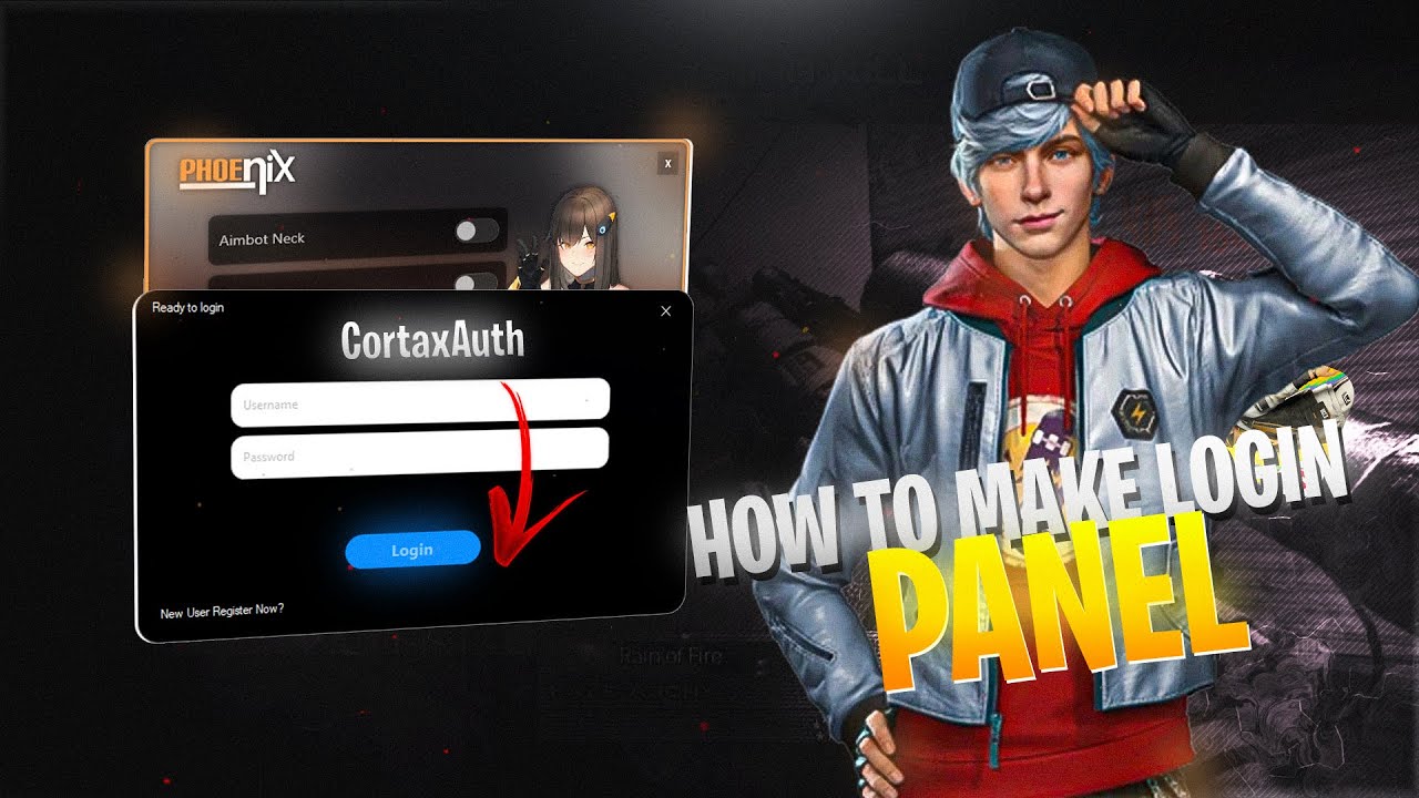 Part 3 - Login and Login Out | How to make a Cheat Panel😈 for Free Fire💥 easily