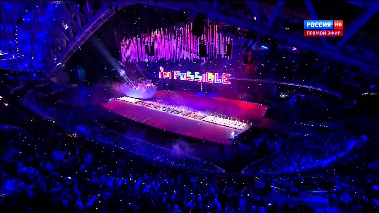 БРЕЙК ДАНС КОМАНДЫ OBC,PRZ,IOE на Церемонии закрытия паралимпийских игр  СОЧИ 2014