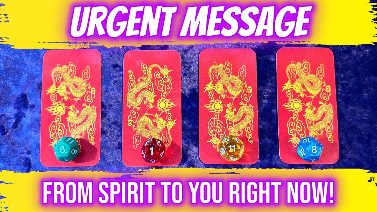 AN URGENT MESSAGE FROM SPIRIT TO YOU RIGHT NOW❗ 🔮 PICK A CARD TAROT READING