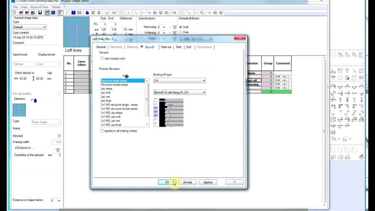 Stoll M1 Plus  How to create & use a shape made with Shape Editor