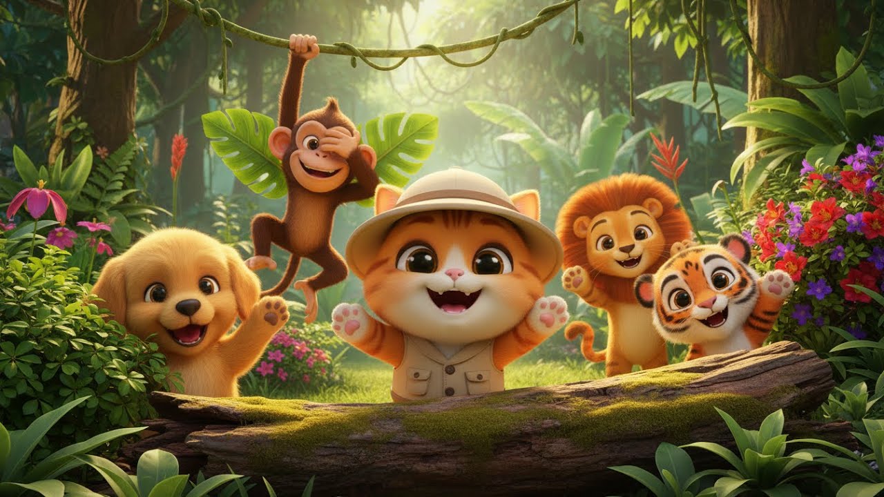 Animal Peekaboo Song | Fun Animal Song for Toddlers to Play and Learn
