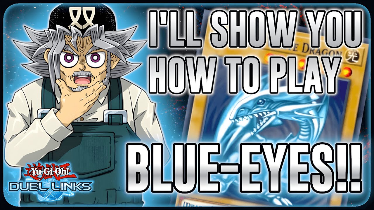HOW TO PLAY Blue-Eyes White Dragon?! Grandpa Solomon Muto will show you 🔥 [Yu-Gi-Oh! Duel Links]