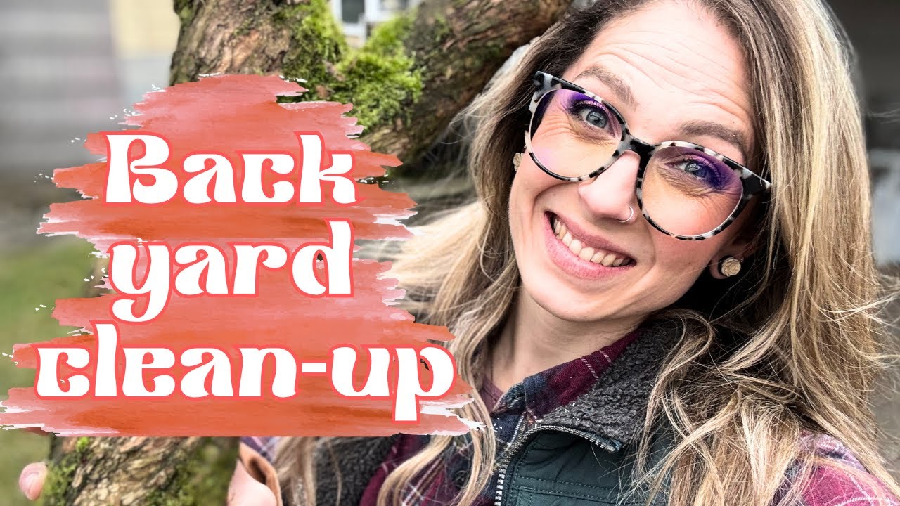 Winter backyard Cleanup- I didn’t know THIS would happen