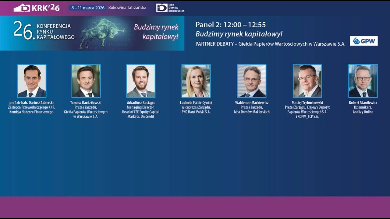 26. KRK: Panel 2: Budzimy rynek kapitałowy!