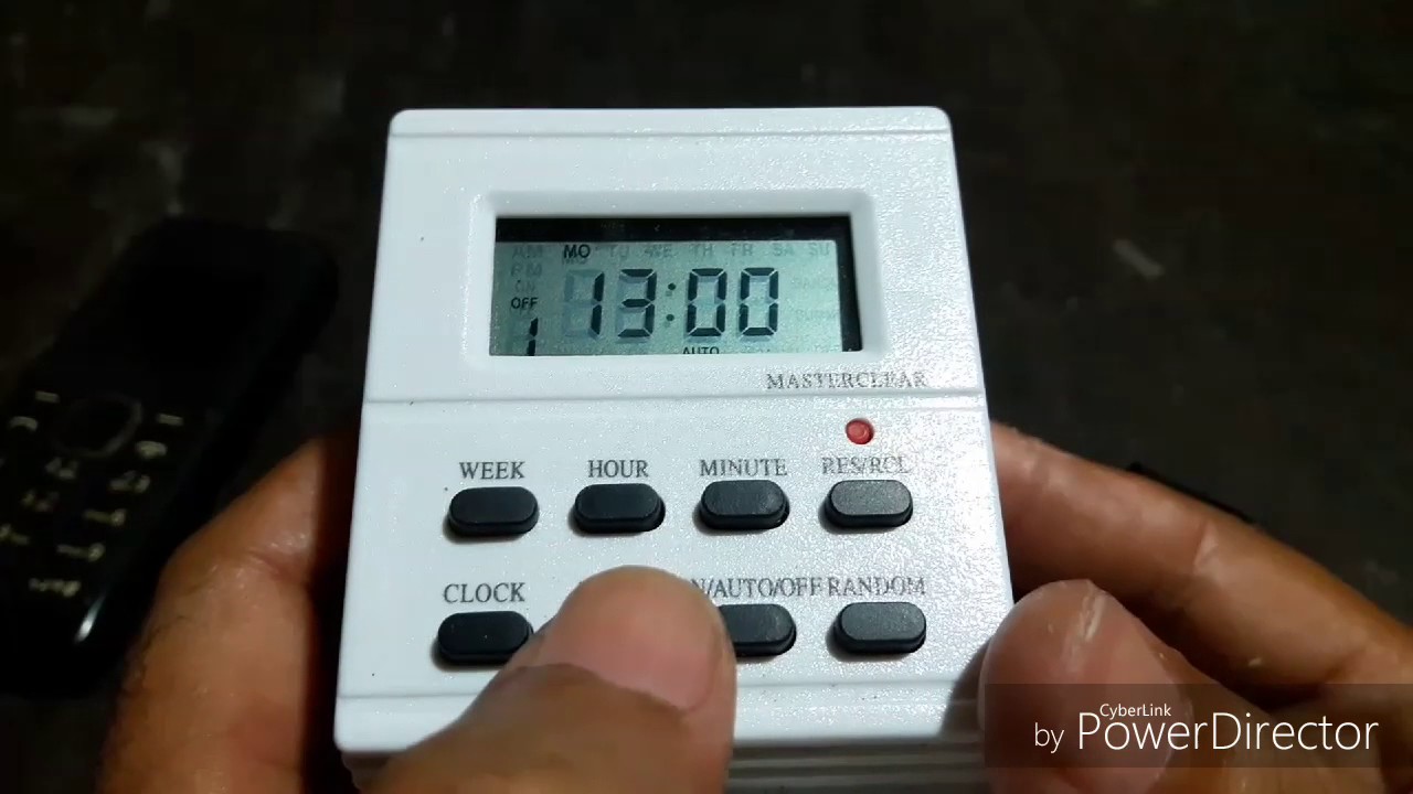 Cara Setting dan Program Timer