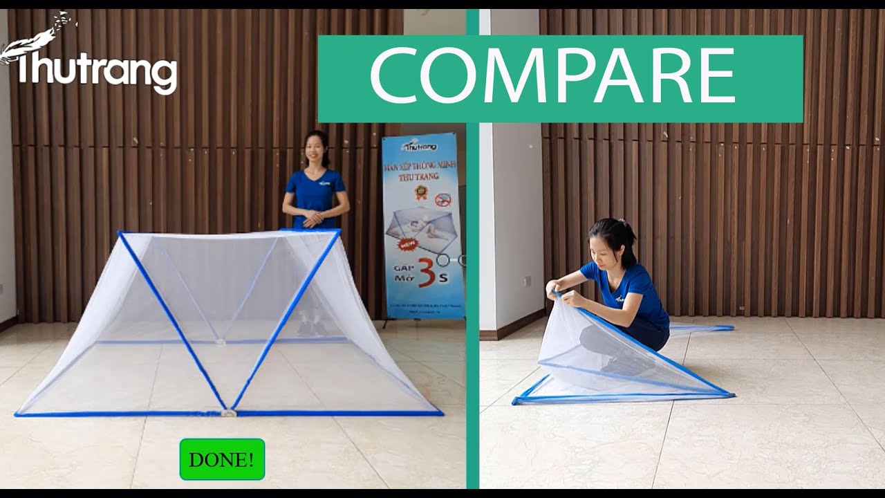 COMPARE THUTRANG'S FOLDING MOSQUITO NET AND OTHER'S