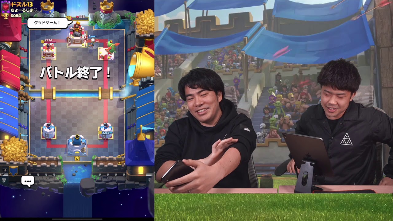 【クラロワ】ドッキリと見せかけてガチbo3でボコボコにしてみたwww