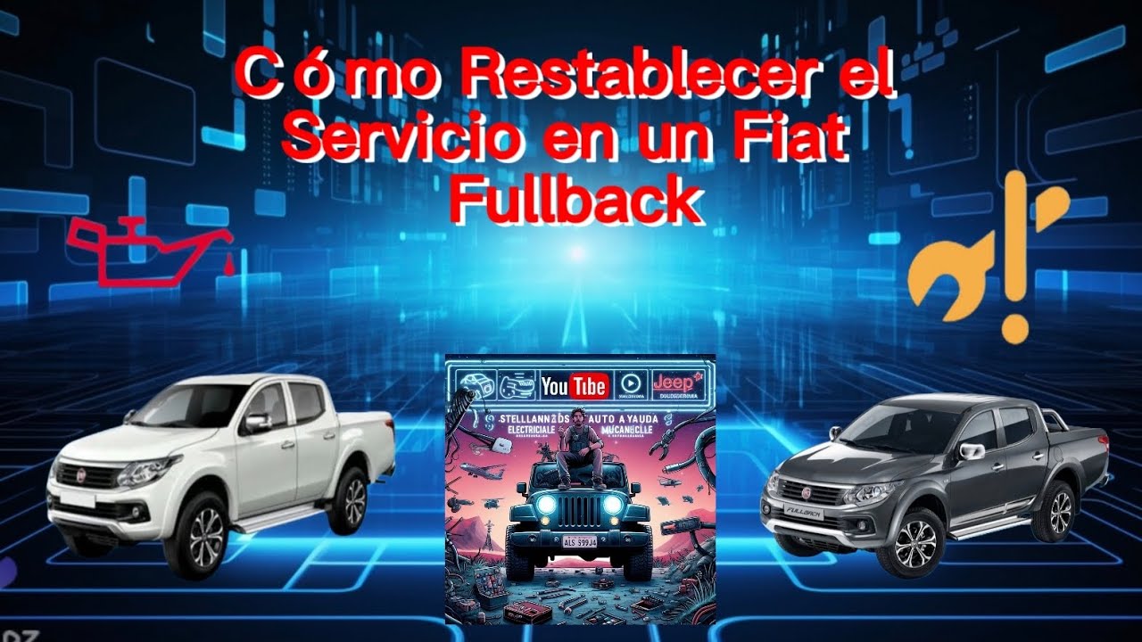 Cómo Restablecer el indicador de Servicio en un Fiat Fullback.