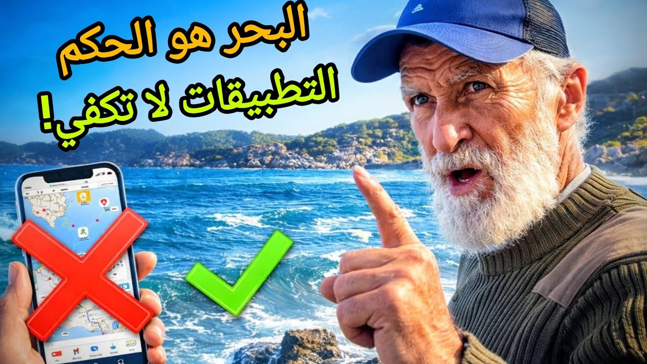 لا تعتمد على تطبيقات الصيد ⚠️ تعلّم كيف تحكم على البحر بنفسك