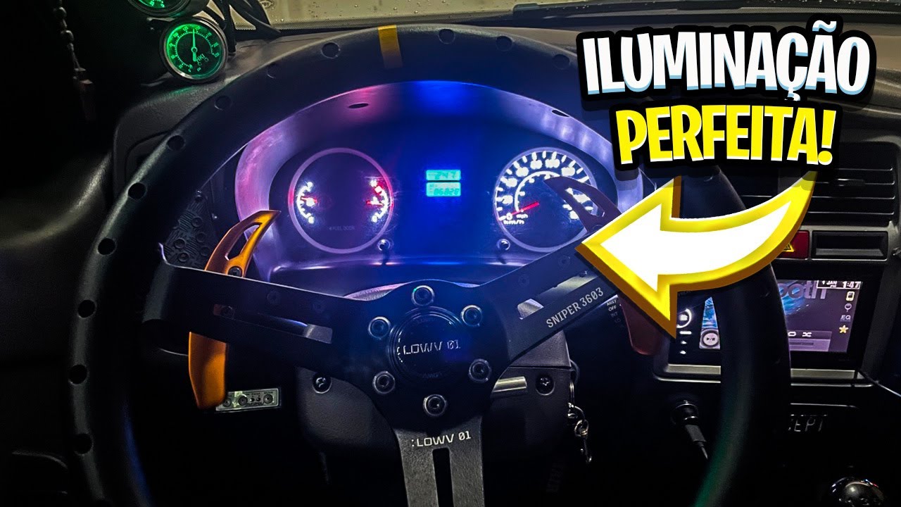 FIZEMOS UM RETROFIT NA ILUMINAÇÃO DO PAINEL DA HR *ficou mais moderno | Concept Suspensões 🏁