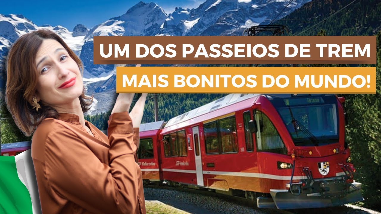 Trem Bernina Express ou regional? Dicas sobre o passeio panorâmico pelos Alpes Suíços.