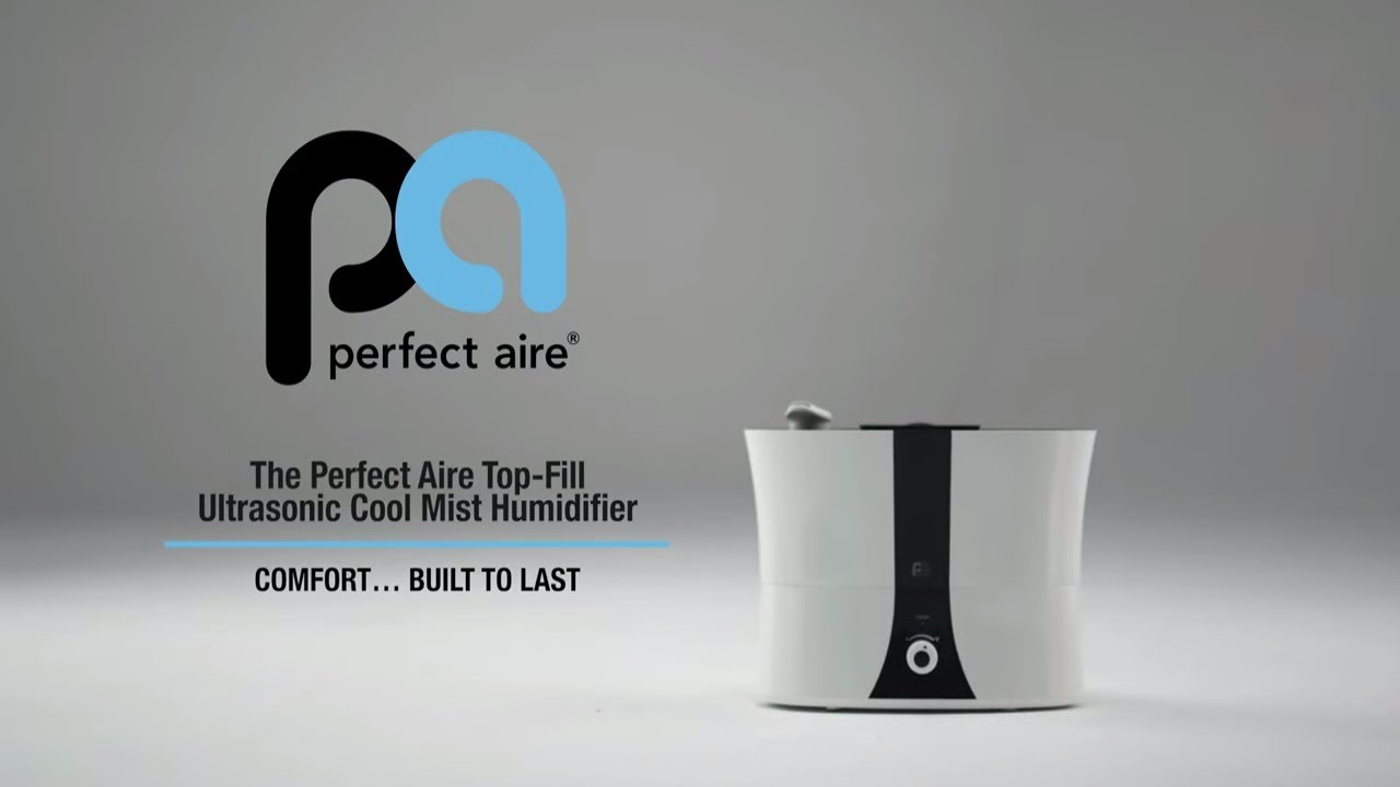 Perfect Aire 1.4 Gallon Top Fill Ultrasonic Cool Mist Humidifier | PAU14
