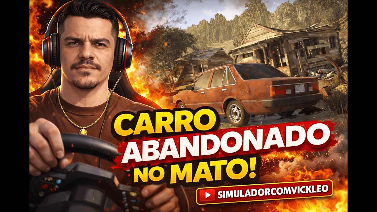 ENCONTREI UM CARRO ABANDONADO NO MATO 😱(DIA 3)