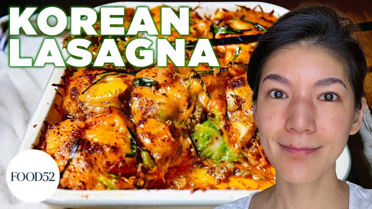 An INSANE Twist on Lasagna: Caramelized Pork, Gochujang, and LOTS of Cheese