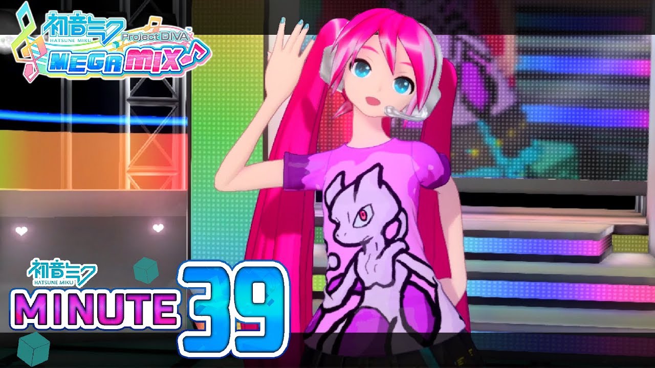 GUYS! Check out this MEWTWO SHIRT! - Minute 39: #113 (Hatsune Miku: Project DIVA MegaMix)