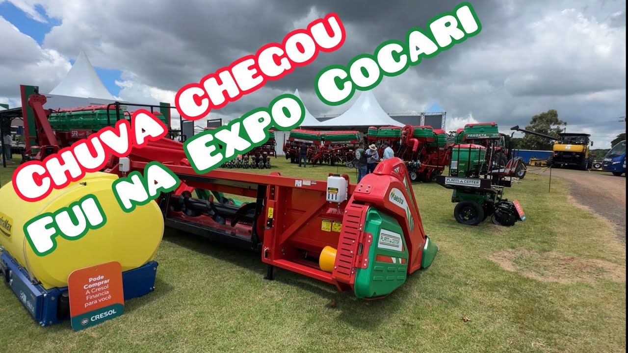 ✅ CHUVA CHEGOU MAS COM BAIXA INTENSIDADE - EXPO COCARI PASSEI PARA CONFERIR.🇧🇷🌧️