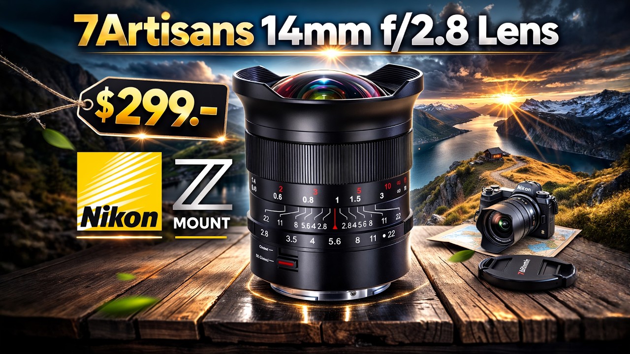 Сверхширокоугольный объектив 7Artisans 14mm f/2.8 для Nikon Z за 299 долларов?! Обзор.
