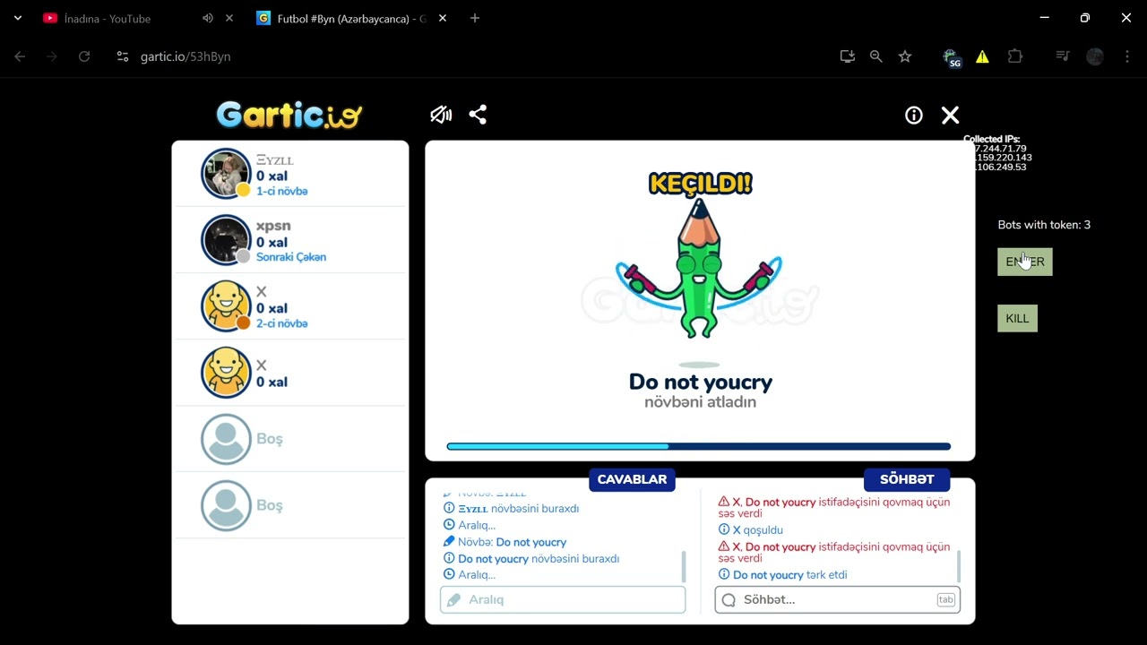 hanging out - gartic.io bot script '25