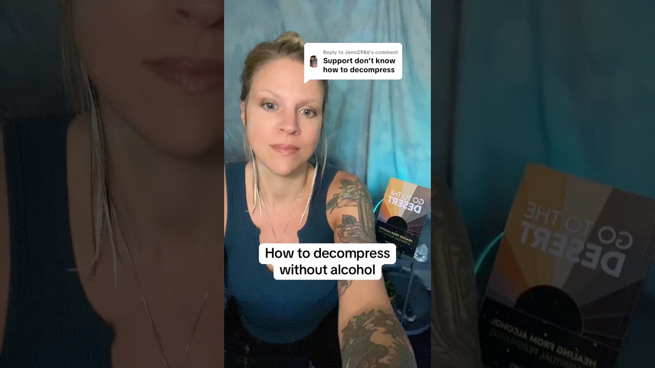 How to decompress without alcohol. #quitdrinking #sobercoach #sobermovement
